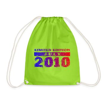 16e anniversaire Édition Limitée 07/2010 - Sac de sport léger - vert néon - Devant