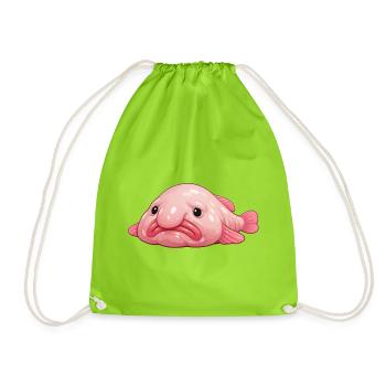 Blobfisch - Turnbeutel - Neongrün - Vorne