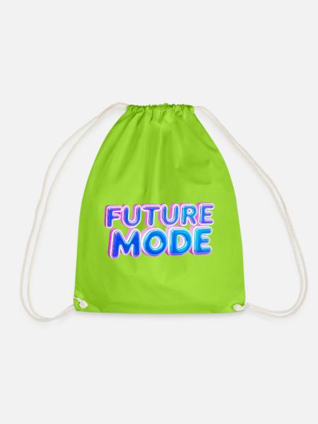 Future Mode Neon Licht - Turnbeutel - Neongrün