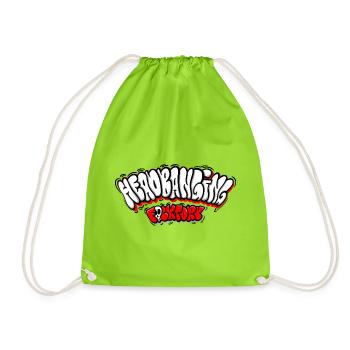 Headbanging Network Graffiti - Drawstring Bag - neon green - Front
