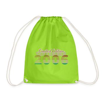 18e anniversaire Edition Limitée (SCR) 09/2006 - Sac de sport léger - vert néon - Devant
