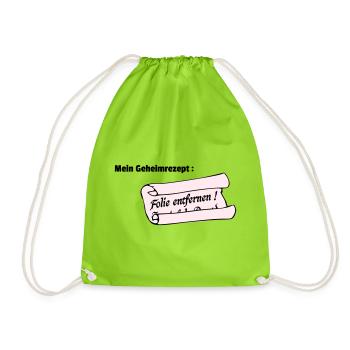 Secret - Sac de sport léger - vert néon - Devant