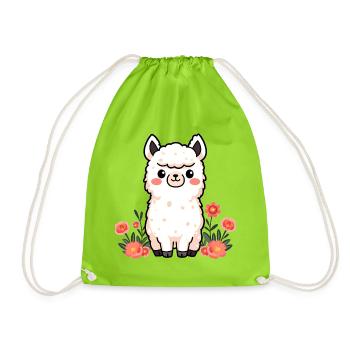 lama - Sac de sport léger - vert néon - Devant