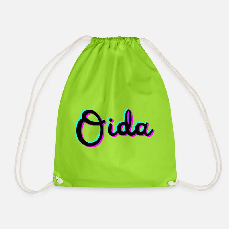 oida - Turnbeutel - Neongrün