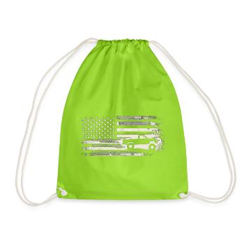 Robuster Patriot Pickup - Turnbeutel - Neongrün - Vorne