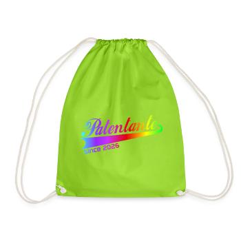 Godmother 2026, Godmother Hoodie, Bag, Shirt - Drawstring Bag - neon green - Front