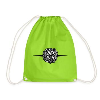 Jga 2026 Bachelor Party - Drawstring Bag - neon green - Front