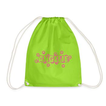 Cadeau pour Angelie - Sac de sport léger - vert néon - Devant