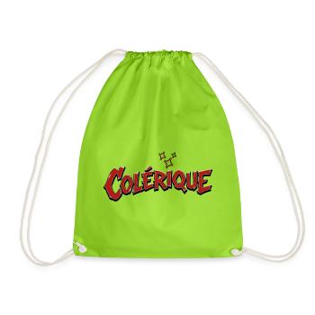 Colérique  - Sac de sport léger - vert néon - Devant