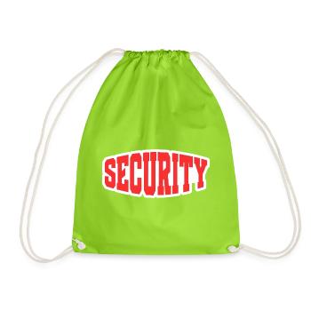 Sécurité - Sac de sport léger - vert néon - Devant
