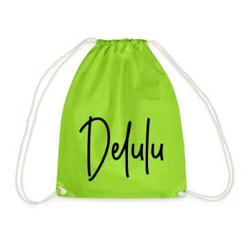 Delulu - Turnbeutel - Neongrün - Vorne
