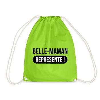 Belle-Maman Représente ! - Sac de sport léger - vert néon - Devant