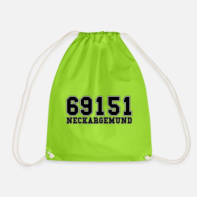 69151 Neckargemünd - Drawstring Bag - neon green