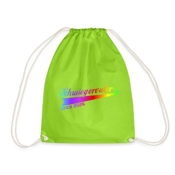 Beau-père 2026, meilleur beau-père de tous les temps - Sac de sport léger - vert néon - Devant