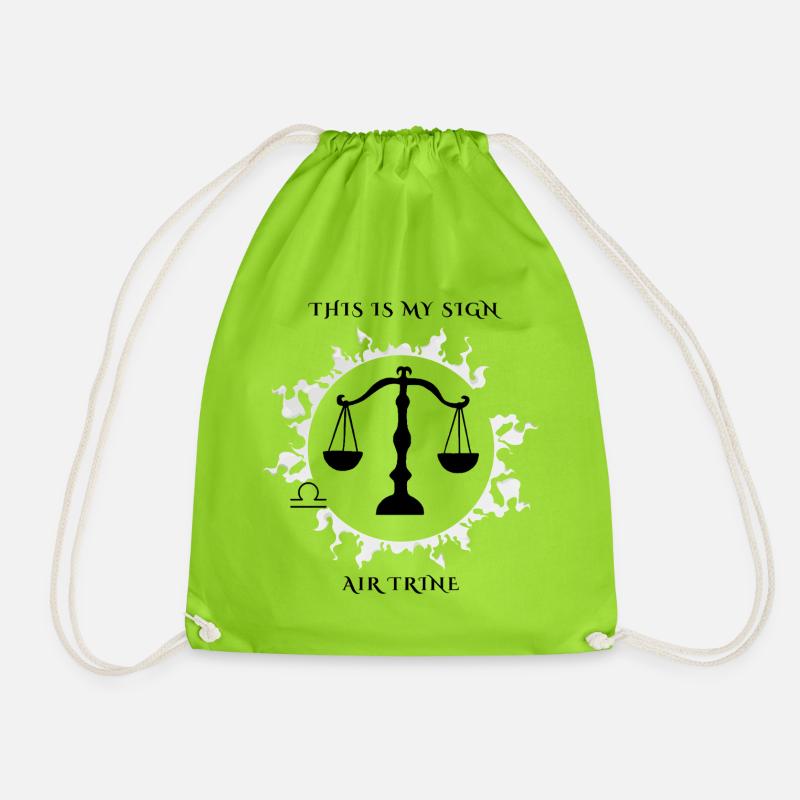 Mon signe de la Balance - Sac de sport léger - vert néon