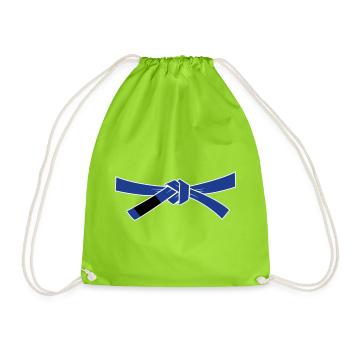 Ceinture bleue - Ceinture bleue - Sac de sport léger - vert néon - Devant