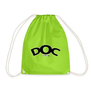 DOC-logo - Turnbeutel - Neongrün - Vorne