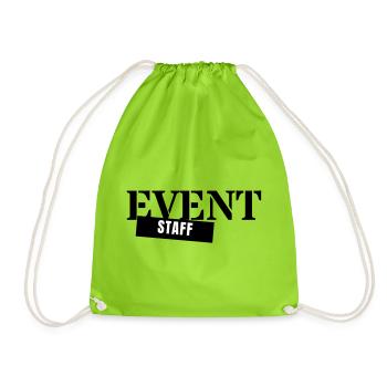 Personnel de l’événement - Personnel de l’équipe d’équipe - Sac de sport léger - vert néon - Devant