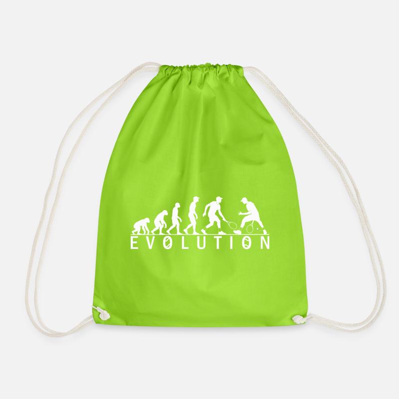 Tennis evolution tweener shirt - Drawstring Bag - neon green