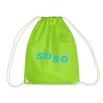 Soso - Turnbeutel - Neongrün - Vorne