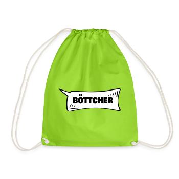 Azubi Boettcher - Turnbeutel - Neongrün - Vorne