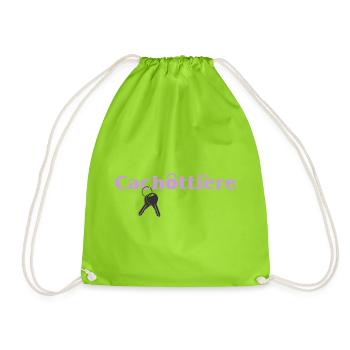 Cachottière Clés et Mystère - Sac de sport léger - vert néon - Devant