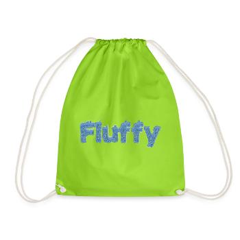 Fluffy - Turnbeutel - Neongrün - Vorne