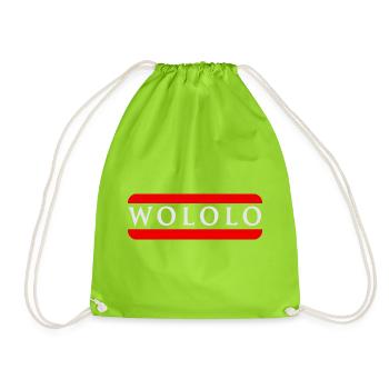 Wololo - 2a - Mobii_3 Edition - blanc - Sac de sport léger - vert néon - Devant