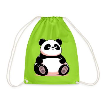 Panda - Sac de sport léger - vert néon - Devant