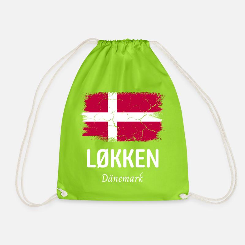 Løkken - Turnbeutel - Neongrün