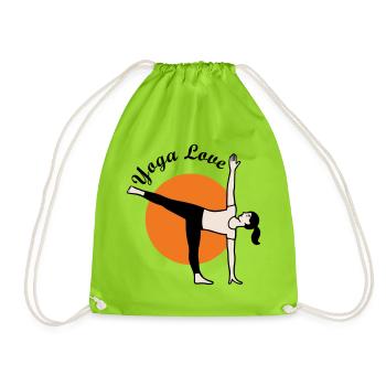 Yoga - Sac de sport léger - vert néon - Devant