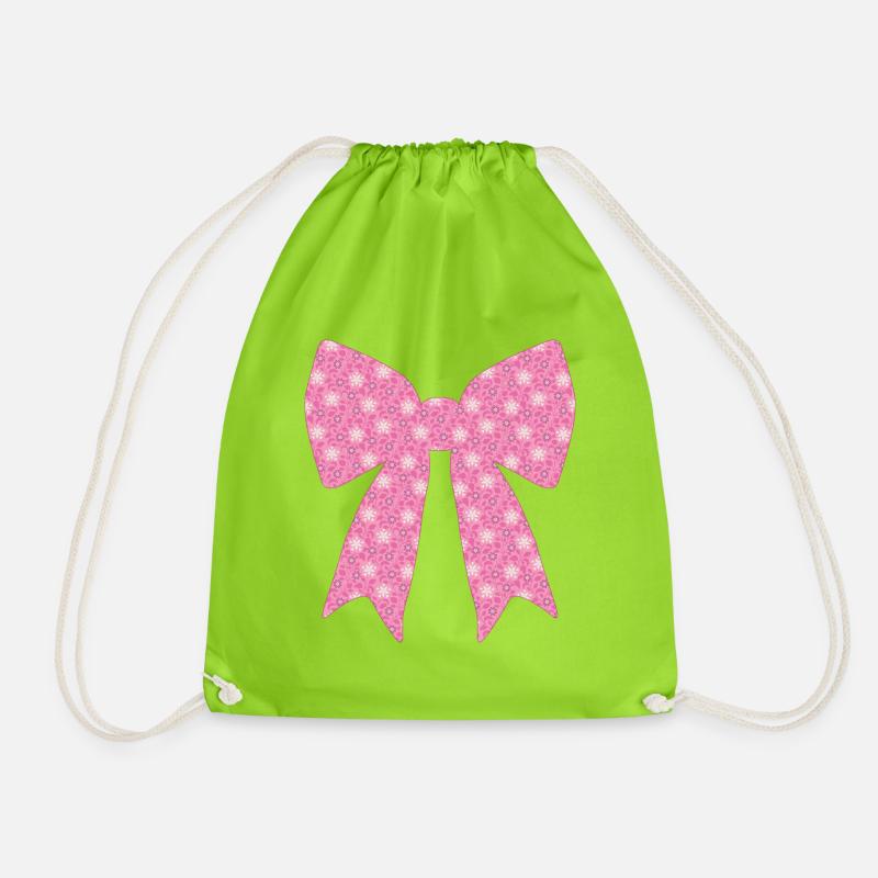 Ruban rose - Sac de sport léger - vert néon