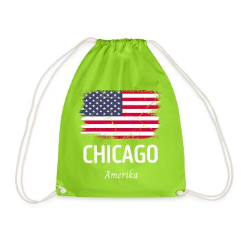 Chicago - Sac de sport léger - vert néon - Devant