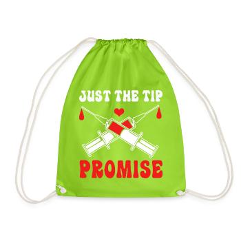 Blood donor Blood donation Blood donation - Drawstring Bag - neon green - Front