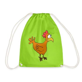 poulette - Sac de sport léger - vert néon - Devant
