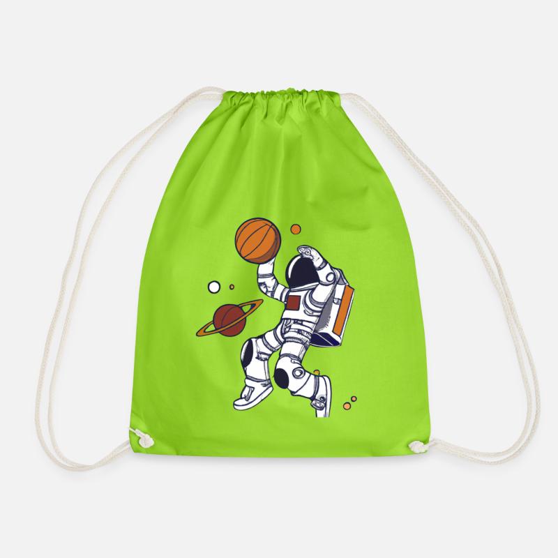 Astronaute Dunk Planète - Sac de sport léger - vert néon