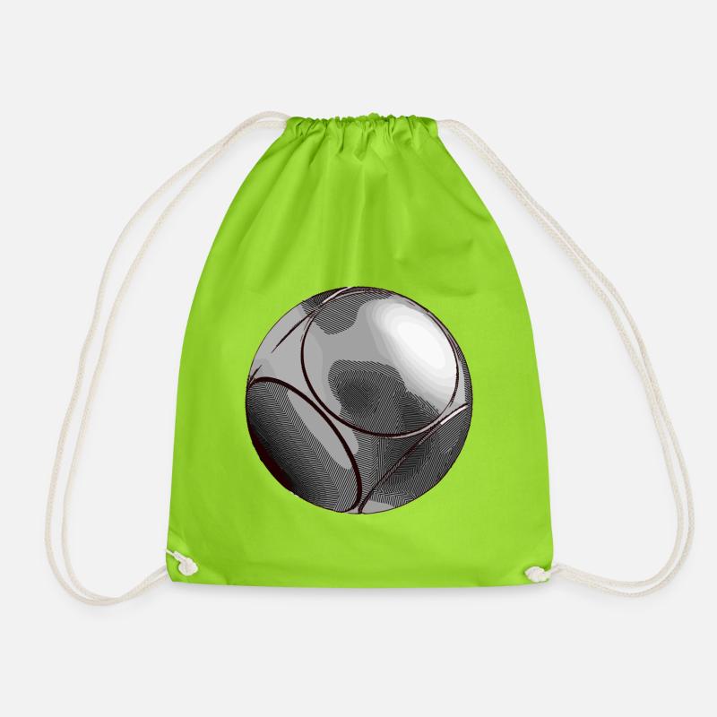 boule kugel - Turnbeutel - Neongrün