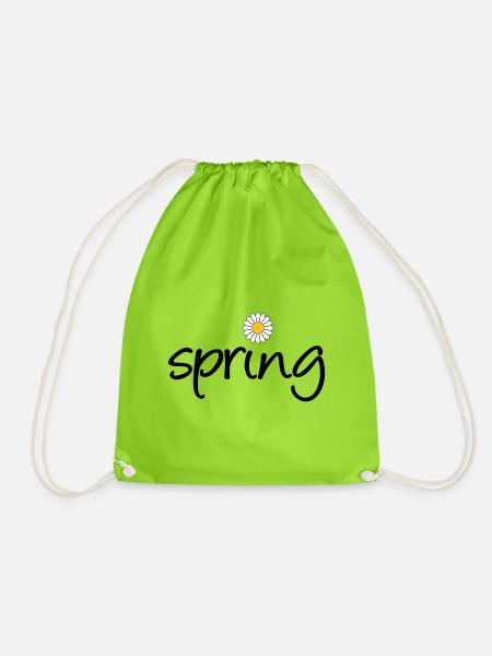 Spring - Turnbeutel - Neongrün