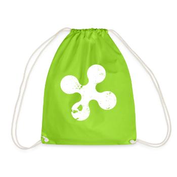 Croix de Lombardie - Sac de sport léger - vert néon - Devant