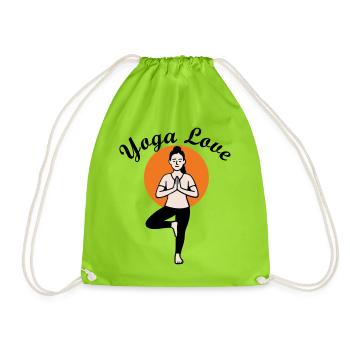 Yoga - Sac de sport léger - vert néon - Devant