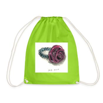 Rose Bracelet - Sac de sport léger - vert néon - Devant