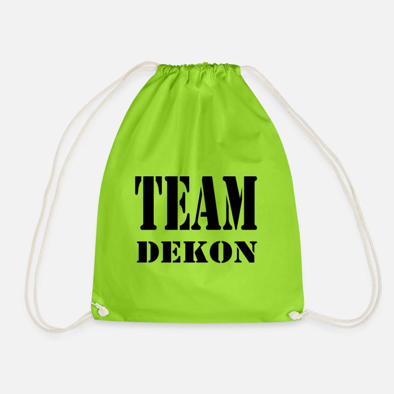 Team Dekon - Turnbeutel - Neongrün