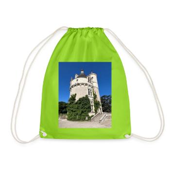 The Tower of Marks - Drawstring Bag - neon green - Front