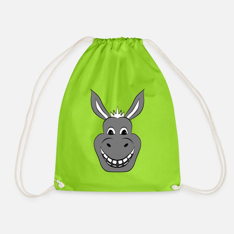 Âne âne - Sac de sport léger - vert néon