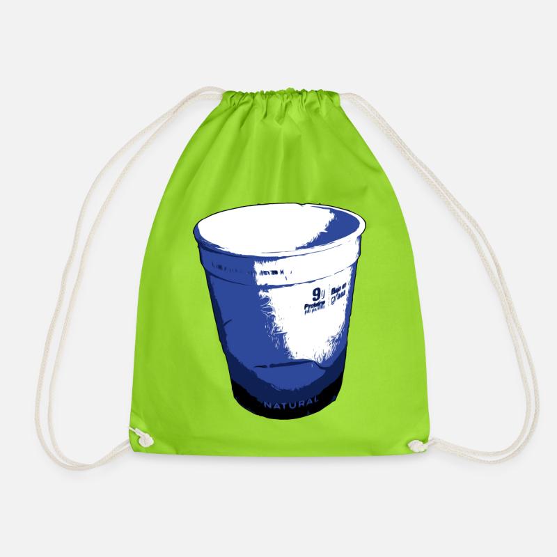 Der Joghurt - Turnbeutel - Neongrün