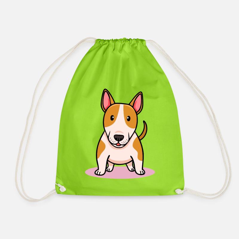 Bull Terrier (comic) - Drawstring Bag - neon green
