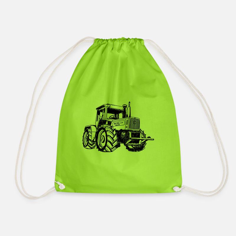 Unimog - Oldtimer - Offroad - MB Trac - Drawstring Bag - neon green