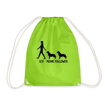 Ich Meine Follower Golden Retriever Hunde Züchter - Turnbeutel - Neongrün - Vorne