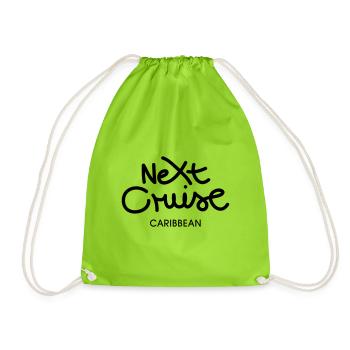 Next trip Caribbean - Drawstring Bag - neon green - Front
