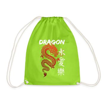 Dragon - Sac de sport léger - vert néon - Devant
